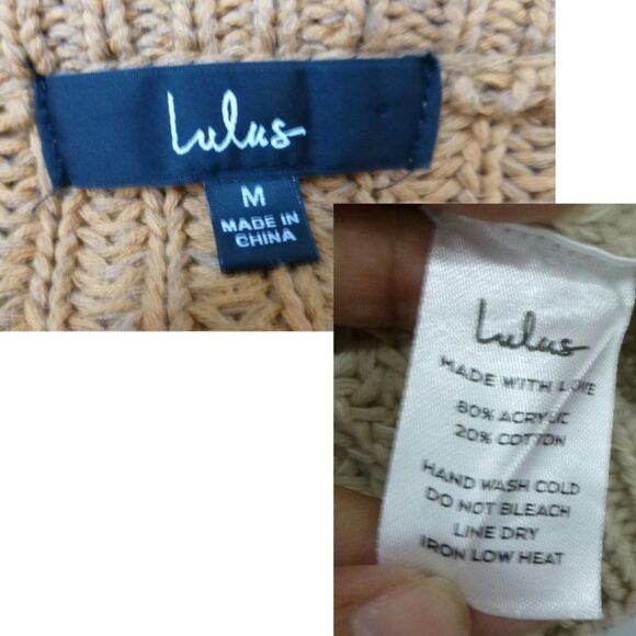 Lulu's Knitted Sweater (Brown, Black, and Cream Color Block) - Picture 5 of 9
